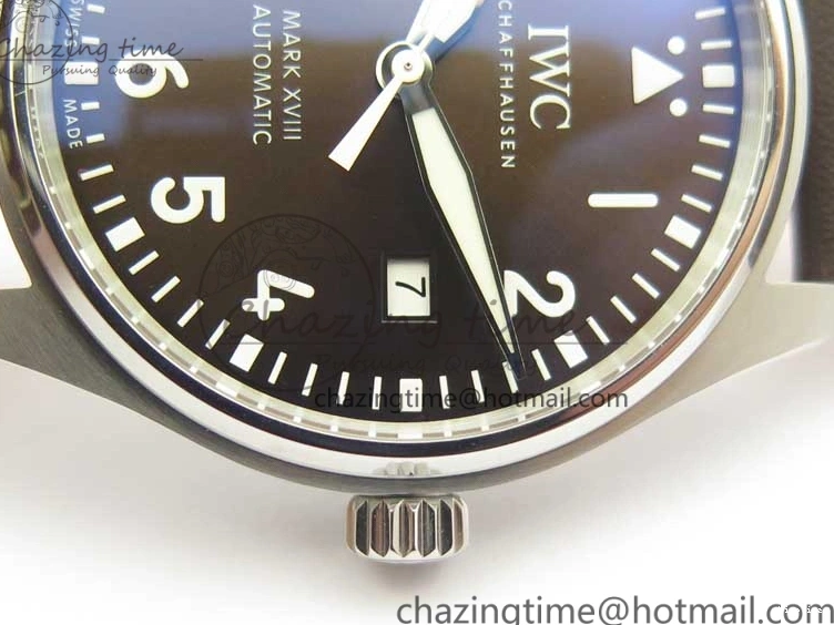 MIROTIME 0709 Practical MARK XVIII ANTOINE DE SAINT EXUPÉRY IW327003 SS MKS 1:1 Best Edition on Brown Leather MIYOTA 7193